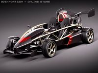 Ariel Atom 500 V8 3D Model