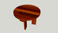 DKW eettafel oud hout