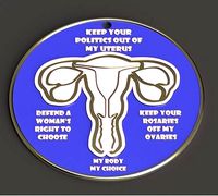 Prochoice Uterus Medallion | 3D