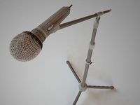 Microphone on the stand 3D Model