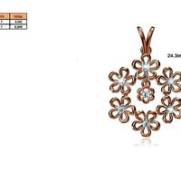 middle dangling unique pendent cad design | 3D