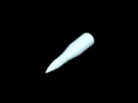 Bullet with sleeve maked in Autodesk 3Ds Max 2014 3D Model