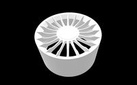 Alpina B7 scalable and printable rim | 3D