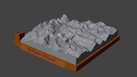 Pik Pobeda | 3D