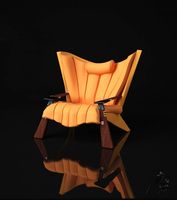 Download free Chair yellow 3D Model