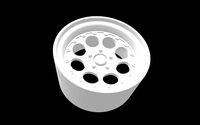 NSU TT OEM scalable and printable rims | 3D