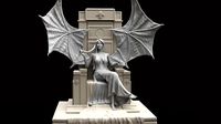 Vampire lady 3D print | 3D