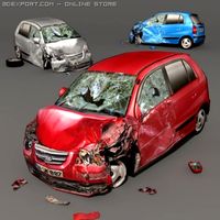Scrapcar01 3D Model