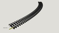 HORNBY OO R609 3rd Rad Standard Curve