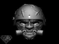 Warrior ONI Gas helmet | 3D