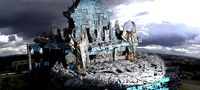 Sci-Fi City dystopia Rule city Statues 5