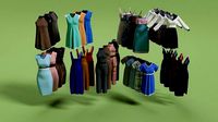 Clothes asset n1 to n9