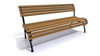 Wooden Bench 6