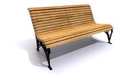 Wooden Bench 4