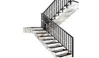 Modern interior stair art deco