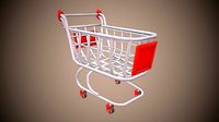 SHOPPING CART CARTOON STYLIZED