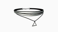 Gothic Collar F10 Bright Steel - Character Fashion Design