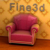Antique08Sofa092 3D Model