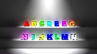 Alphabet lamp