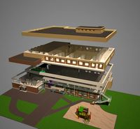 Shopping center 3D Model