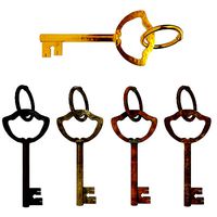 Antique old key 3d model