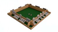 4 Player Shut the Box Dice Game