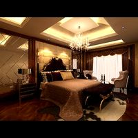 Photorealistic Bedroom 0017 3D Model
