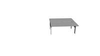 Dubbel bureau 180x80