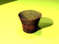 Wicker basket 3D Model