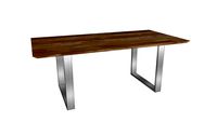 84491 Table Synphony Crude Steel 200x100cm