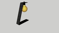 Lampe acier