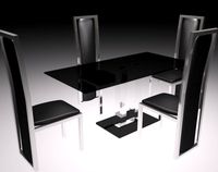 Furniture for cafe 3D Model