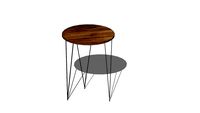 Bijzettafel hout