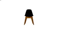 LIMA - Chaise de jardin scandinave noire