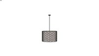 PACIFIQUE - Suspension en pices de nacre et mtal dor D.46cm