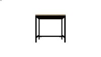 LONG ISLAND - Table manger indus en sapin et mtal 4 personnes L80