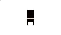 HAMPTON - Chaise en rotin et mahogany massif