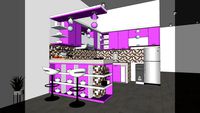 Kitchenset & Minibar Purple Ungu Pemalang