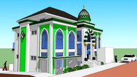 Masjid 2 lantai di lereng gunung