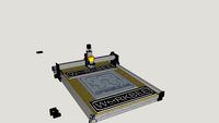 Y Plate frt bearing workbee