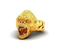 Ape Ring Gorilla Ring for the 3D Print 3dmodel | 3D