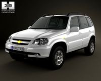 Chevrolet Niva 2012 3D Model