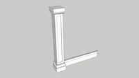 Kithcen Island Column - Stair Column