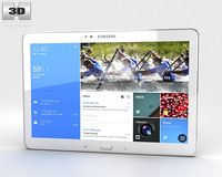 Samsung Galaxy NotePRO 12 inch White 3D Model