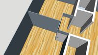 Porta interna dimensões diferentes