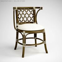 Rattan Chair 01 3D Model