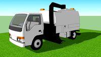 camion barredora y aspiradora
