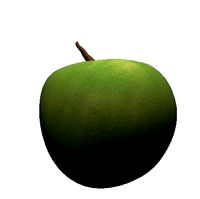 Download free 3D Cartoon Apple Green 3D Model