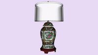 rose medallion lamp2