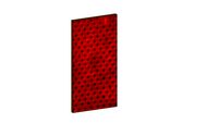 Wand rood velours